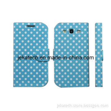 Polka Dots Leather Case for Samsung Galaxy S3